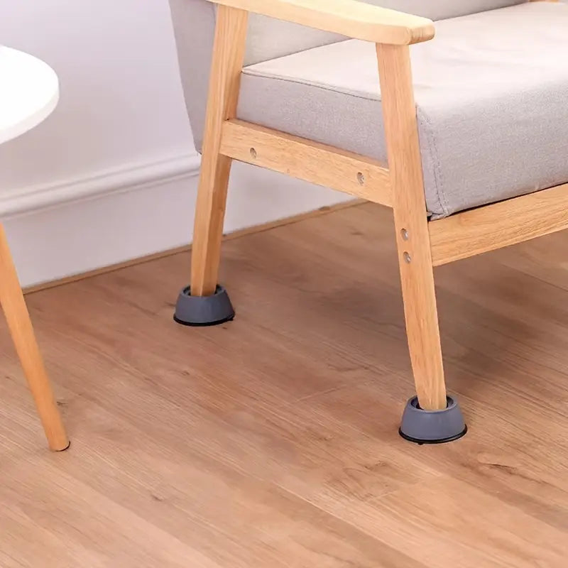KIT DE 4 PATITAS ANTIDESLIZANTE PARA LAVARROPAS Y MUEBLES