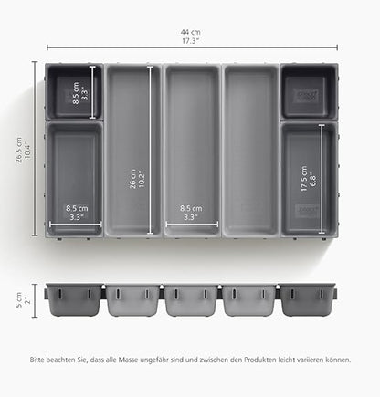 ORGANIZADOR MODULAR DE CAJONES  DE 7 PIEZAS