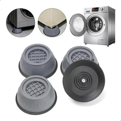 KIT DE 4 PATITAS ANTIDESLIZANTE PARA LAVARROPAS Y MUEBLES