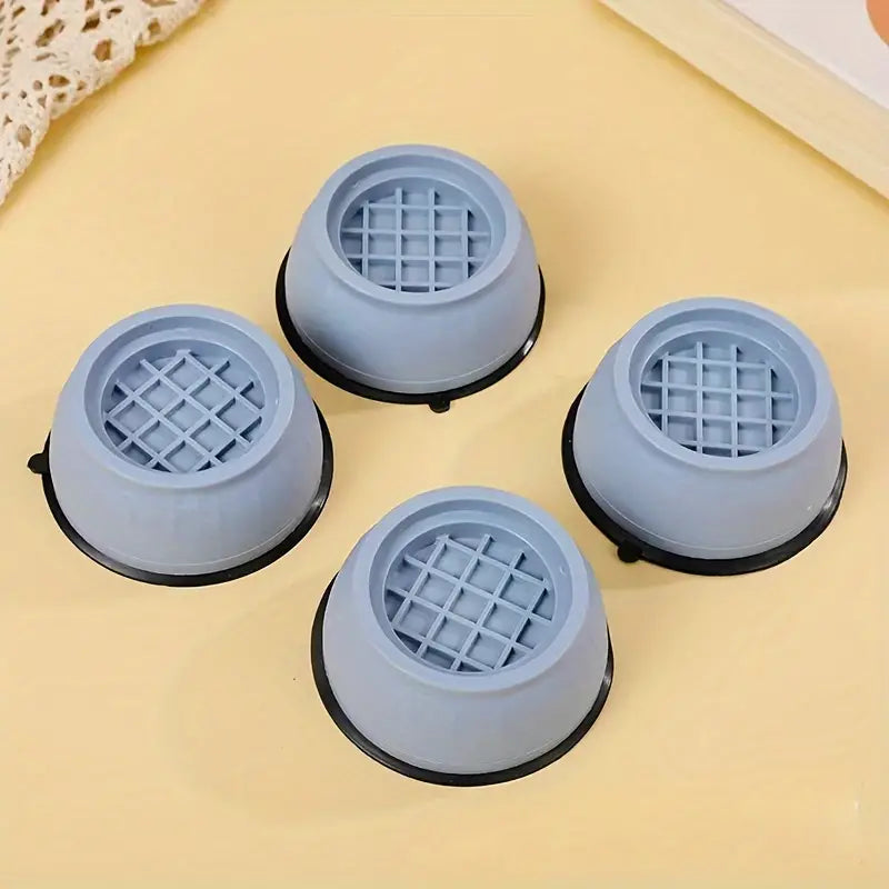 KIT DE 4 PATITAS ANTIDESLIZANTE PARA LAVARROPAS Y MUEBLES