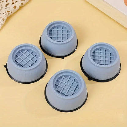KIT DE 4 PATITAS ANTIDESLIZANTE PARA LAVARROPAS Y MUEBLES